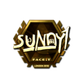 Sticker | suNny (Gold) | London 2018 image 120x120