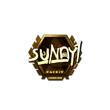 Sticker | suNny (Gold) | London 2018 image 360x360