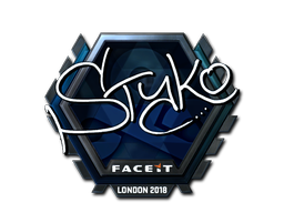 Klistermærke | STYKO (Folie) | London 2018