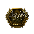 Sticker | STYKO (Gold) | London 2018 image 120x120