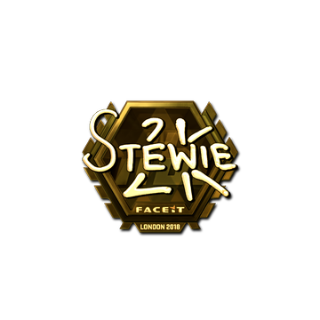 Sticker | Stewie2K (Gold) | London 2018 image 360x360