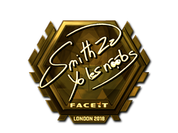 Adesivo | SmithZz (Dourado) | Londres 2018