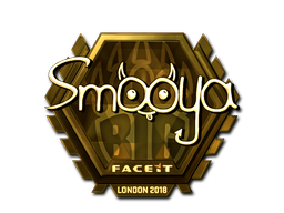 ステッカー | smooya (ゴールド) | London 2018