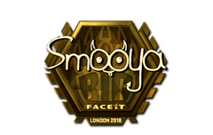 Sticker | smooya (Gold) | London 2018
