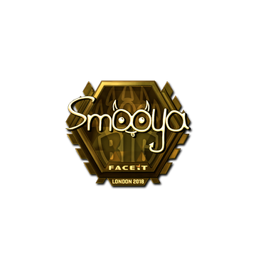 Sticker | smooya (Gold) | London 2018 image 360x360