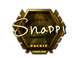 Стикер | Snappi (златен) | London 2018