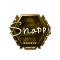 Sticker | Snappi (Gold) | London 2018 image 120x120