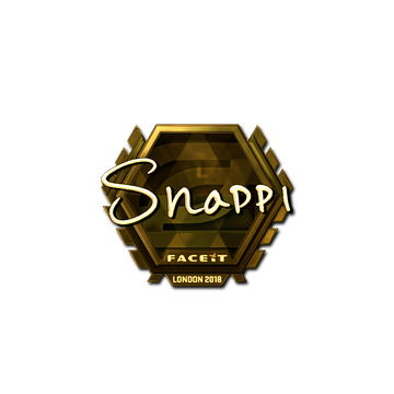 Sticker | Snappi (Gold) | London 2018 image 360x360