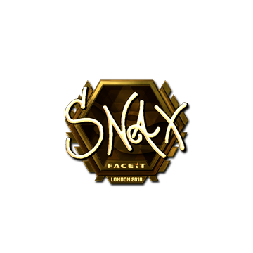 Sticker | Snax (Gold) | London 2018 image 360x360
