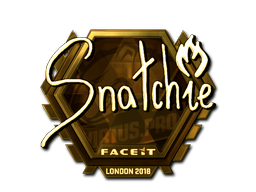 Sticker | snatchie (Gold) | London 2018