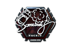 Sticker | somebody (Foil) | London 2018