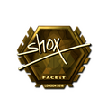 Sticker | shox (Gold) | London 2018 image 120x120
