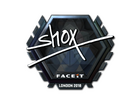 Sticker | shox (Foil) | London 2018