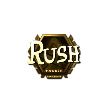 Sticker | RUSH (Gold) | London 2018 image 360x360