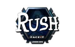 Sticker | RUSH (Foil) | London 2018