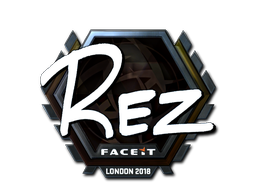 สติกเกอร์ | REZ (ฟอยล์) | London 2018