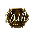 Sticker | rain (Gold) | London 2018 image 120x120