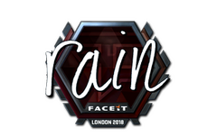 Sticker | rain (Foil) | London 2018