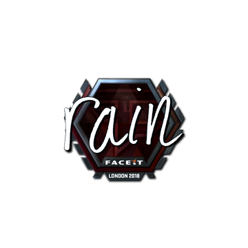 Sticker | rain (Foil) | London 2018 image 360x360