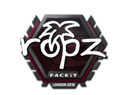 สติกเกอร์ | ropz | London 2018