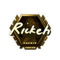 Sticker | Rickeh (Gold) | London 2018 image 120x120