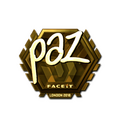 Sticker | paz (Gold) | London 2018 image 120x120