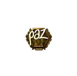 Sticker | paz (Gold) | London 2018