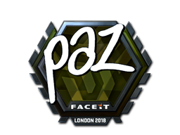 Autocolante | paz (Foil) | Londres 2018