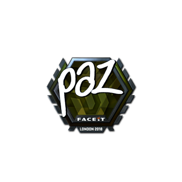 Sticker | paz (Foil) | London 2018 image 360x360