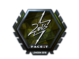 Sticker | Zeus (Foil) | London 2018