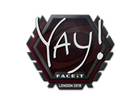 Sticker | yay | London 2018