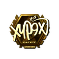 Sticker | Xyp9x (Gold) | London 2018 image 120x120