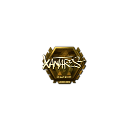 Sticker | XANTARES (Gold) | London 2018