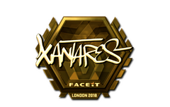 Sticker | XANTARES (Gold) | London 2018