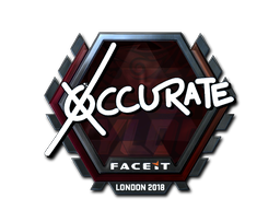 Abțibild | xccurate (Înfoliat) | London 2018