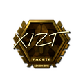 Sticker | Xizt (Gold) | London 2018 image 120x120