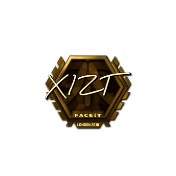 Sticker | Xizt (Gold) | London 2018 image 360x360