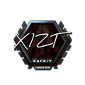 Sticker | Xizt (Foil) | London 2018 image 120x120