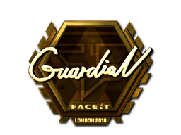 ステッカー | GuardiaN (ゴールド) | London 2018