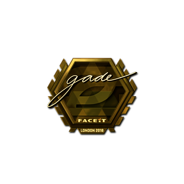 Sticker | gade (Gold) | London 2018 image 360x360