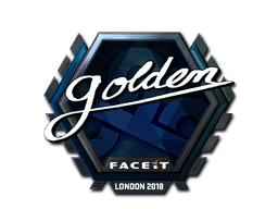 ステッカー | Golden (キラ) | London 2018