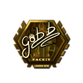 Sticker | gob b (Gold) | London 2018 image 120x120
