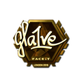 Sticker | gla1ve (Gold) | London 2018 image 120x120