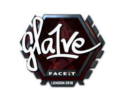 Klistremerke | gla1ve (folie) | London 2018