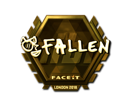 สติกเกอร์ | FalleN (ทอง) | London 2018