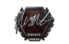 Sticker | flusha | London 2018