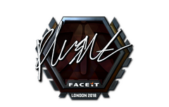 Sticker | flusha (Foil) | London 2018