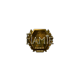 Sticker | flamie (Gold) | London 2018