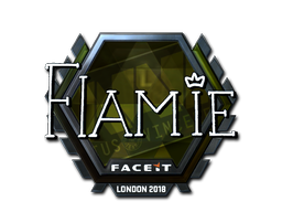 สติกเกอร์ | flamie (ฟอยล์) | London 2018