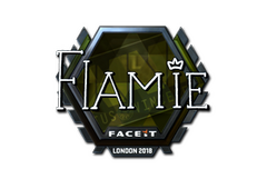 Sticker | flamie (Foil) | London 2018